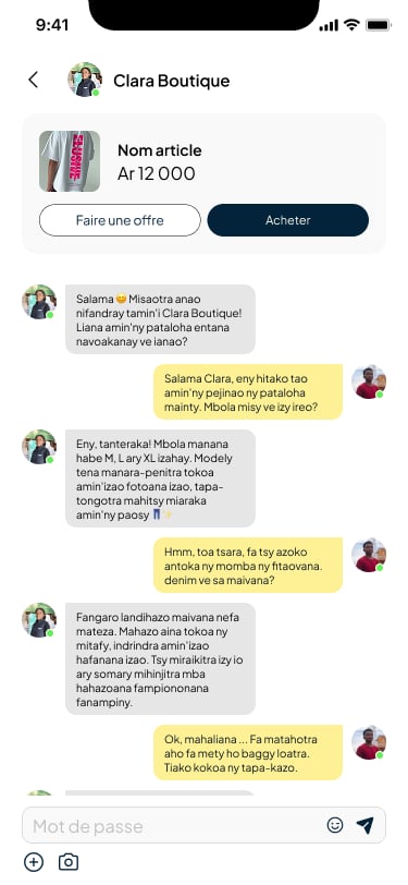 Discuter et organiser un échange