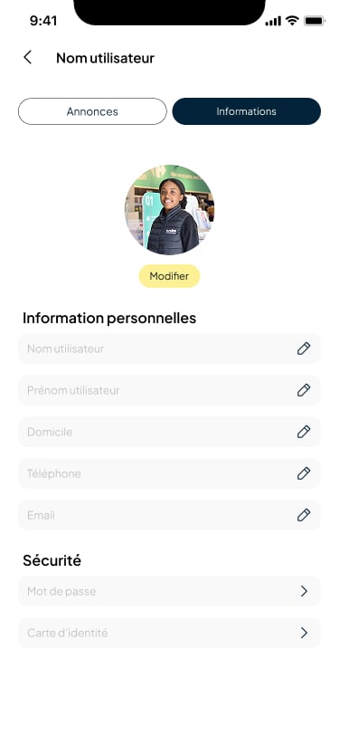Profil personnalisé